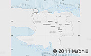 Silver Style Map of Matanzas, single color outside