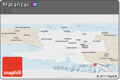 Classic Style Panoramic Map of Matanzas
