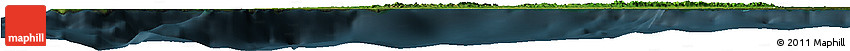 Satellite Horizon Map of Pinar Del Rio, darken