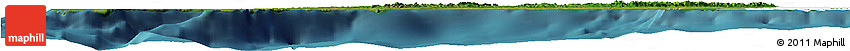 Satellite Horizon Map of Pinar Del Rio, single color outside