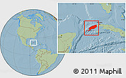 Savanna Style Location Map of Pinar del Rio, hill shading