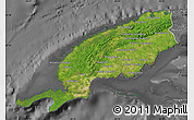 Satellite Map of Pinar del Rio, desaturated