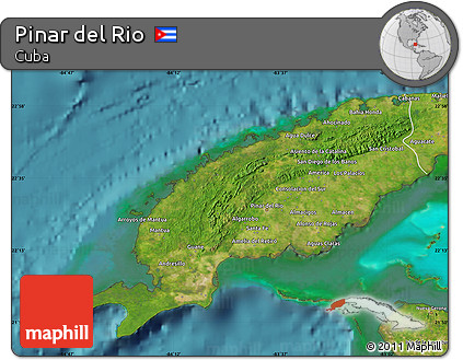 Satellite Map of Pinar Del Rio