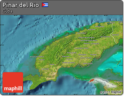 Satellite Map of Pinar Del Rio