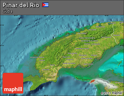 Satellite Map of Pinar Del Rio