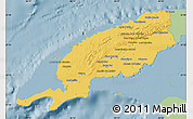 Savanna Style Map of Pinar del Rio, single color outside