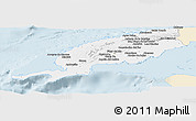 Classic Style Panoramic Map of Pinar del Rio, single color outside