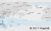 Silver Style Panoramic Map of Sancti Spiritus