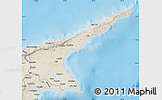 Shaded Relief Map of Famagusta