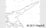 Blank Simple Map of Famagusta