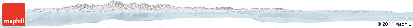 Classic Style Horizon Map of Cyprus, single color outside