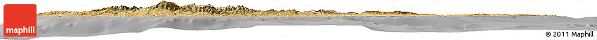 Satellite Horizon Map of Cyprus, lighten, desaturated