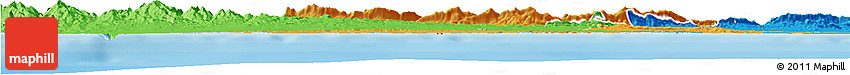 Political Horizon Map of Kyrenia