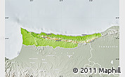 Physical Map of Kyrenia, lighten, semi-desaturated