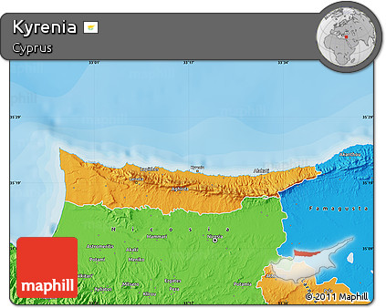 Political Map of Kyrenia