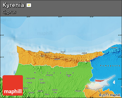 Political Map of Kyrenia