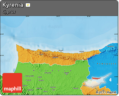 Political Map of Kyrenia