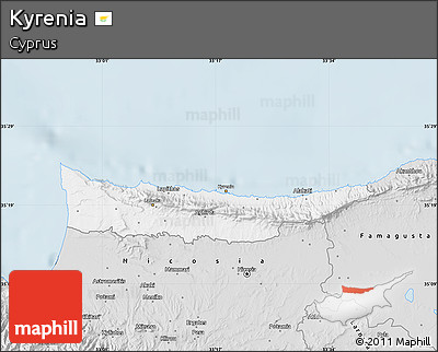 Silver Style Map of Kyrenia