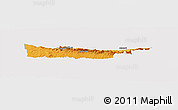 Political Panoramic Map of Kyrenia, cropped outside