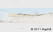Shaded Relief Panoramic Map of Kyrenia, lighten