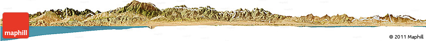 Satellite Horizon Map of Nicosia