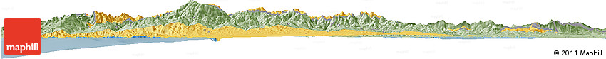 Savanna Style Horizon Map of Nicosia