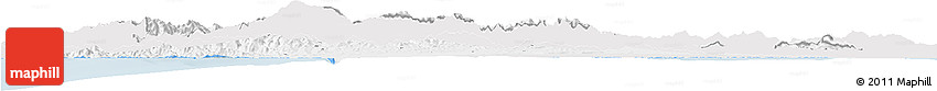 Silver Style Horizon Map of Nicosia, single color outside Silver Style Horizon Map of Nicosia, single color outside