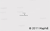 Silver Style 3D Map of hl.m. Praha, single color outside