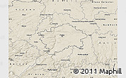 Shaded Relief Map of Praha