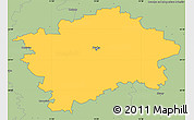 Savanna Style Simple Map of Praha