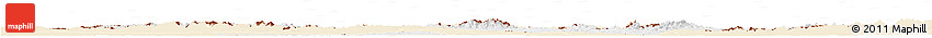 Classic Style Horizon Map of Czech Republic, single color outside