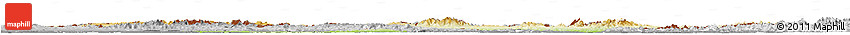 Physical Horizon Map of Czech Republic, desaturated