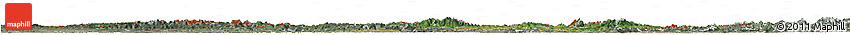 Satellite Horizon Map of Czech Republic, semi-desaturated