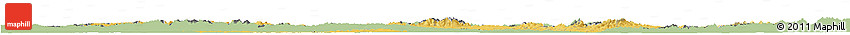 Savanna Style Horizon Map of Czech Republic, single color outside