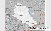 Gray 3D Map of České Budějovice