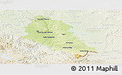 Physical Panoramic Map of České Budějovice, lighten