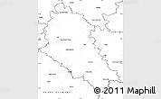 Blank Simple Map of České Budějovice