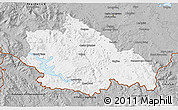 Gray 3D Map of Český Krumlov