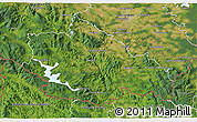 Satellite 3D Map of Český Krumlov
