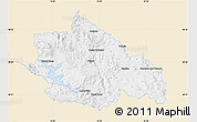 Classic Style Map of Český Krumlov, single color outside