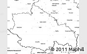 Blank Simple Map of Český Krumlov