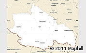 Classic Style Simple Map of Český Krumlov