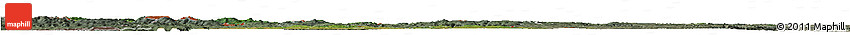 Satellite Horizon Map of Jihočeský Kraj, semi-desaturated