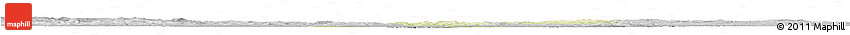 Physical Horizon Map of Písek, desaturated