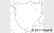 Blank Simple Map of Písek