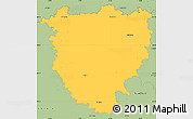 Savanna Style Simple Map of Písek