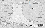 Silver Style 3D Map of Strakonice