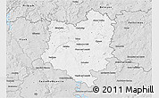 Silver Style 3D Map of Tábor