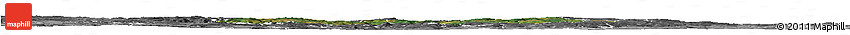 Satellite Horizon Map of Blansko, desaturated