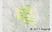 Physical Map of Blansko, lighten, semi-desaturated